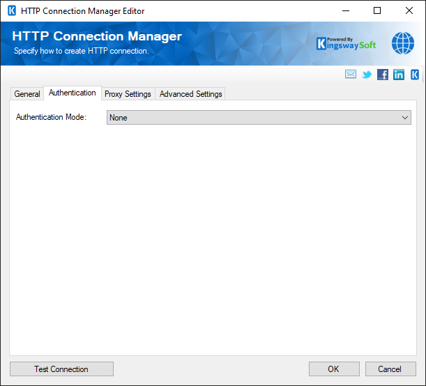 HTTP Connection Manager - Auth - None